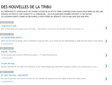 Tablet Screenshot of desnouvellesdelatribu.blogspot.com