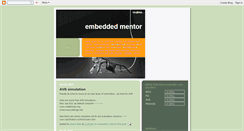 Desktop Screenshot of embeddedmentor.blogspot.com