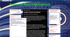 Desktop Screenshot of komunitasbandindieindonesia.blogspot.com