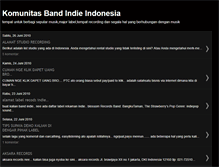 Tablet Screenshot of komunitasbandindieindonesia.blogspot.com