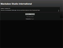 Tablet Screenshot of mackabee.blogspot.com