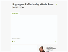 Tablet Screenshot of linguagemreflexiva.blogspot.com