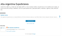Tablet Screenshot of altaargentinaexpediciones.blogspot.com