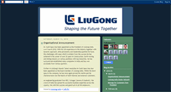 Desktop Screenshot of liugongindia.blogspot.com