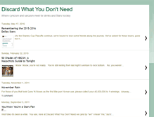 Tablet Screenshot of discardwhatyoudontneed.blogspot.com