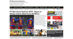 Desktop Screenshot of fcbarcelonanoticias.blogspot.com