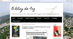 Desktop Screenshot of blogdefoz.blogspot.com