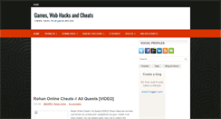 Desktop Screenshot of haxcheat.blogspot.com