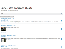Tablet Screenshot of haxcheat.blogspot.com