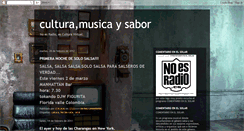 Desktop Screenshot of culturamusicaysabor.blogspot.com