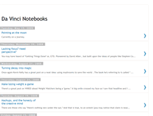 Tablet Screenshot of davincinotebooks.blogspot.com