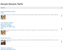Tablet Screenshot of gercekosmanlitarihi.blogspot.com