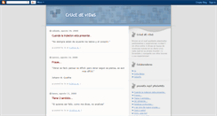 Desktop Screenshot of crucedevidas.blogspot.com