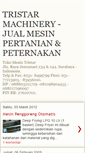 Mobile Screenshot of mesin-pertanian-peternakan.blogspot.com