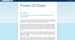 Desktop Screenshot of piratesofdhaka.blogspot.com