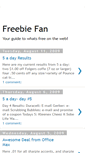 Mobile Screenshot of freebiefan.blogspot.com