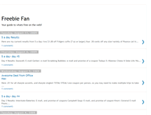 Tablet Screenshot of freebiefan.blogspot.com