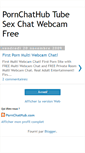 Mobile Screenshot of pornchathub.blogspot.com