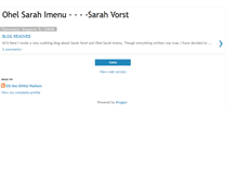 Tablet Screenshot of ohelsarahimenu.blogspot.com