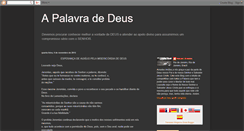 Desktop Screenshot of diariogospelestudandoabiblia.blogspot.com