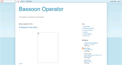 Desktop Screenshot of bassoonoperator.blogspot.com