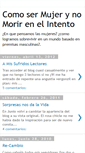 Mobile Screenshot of comosermujerynomorirenelintento.blogspot.com