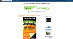 Desktop Screenshot of bandwidth-test.blogspot.com