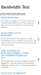 Mobile Screenshot of bandwidth-test.blogspot.com