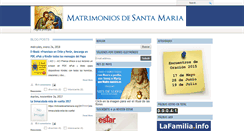 Desktop Screenshot of matrimoniosm.blogspot.com