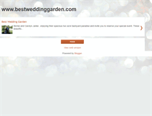 Tablet Screenshot of bestweddinggarden.blogspot.com