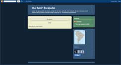 Desktop Screenshot of behiriescapades.blogspot.com