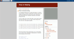 Desktop Screenshot of keeponbalping.blogspot.com