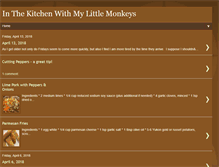 Tablet Screenshot of monkeysinthekitchen.blogspot.com