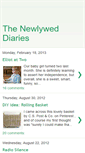 Mobile Screenshot of newlyweddiaries.blogspot.com