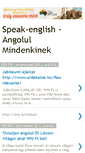 Mobile Screenshot of angolul-mundenkinek.blogspot.com