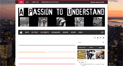 Desktop Screenshot of passiontounderstand.blogspot.com