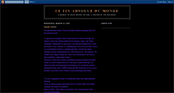 Desktop Screenshot of lechatnoirspeaks.blogspot.com