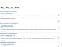 Tablet Screenshot of hillwalkingtips.blogspot.com