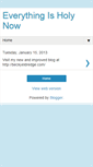 Mobile Screenshot of everythingisholynow.blogspot.com