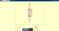 Desktop Screenshot of banosquimicos.blogspot.com