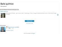 Tablet Screenshot of banosquimicos.blogspot.com