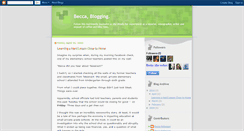 Desktop Screenshot of beccahabegger.blogspot.com