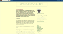 Desktop Screenshot of juonlinewritingtips.blogspot.com