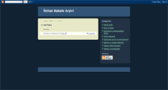 Desktop Screenshot of iktisatarsivi.blogspot.com