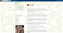 Desktop Screenshot of cleanthatplate.blogspot.com
