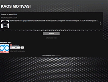Tablet Screenshot of kaosmotivasi1.blogspot.com