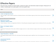 Tablet Screenshot of effectivepapers.blogspot.com