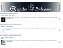 Tablet Screenshot of hagalaz-producciones.blogspot.com