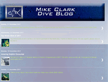 Tablet Screenshot of mikeclarkdiveblog.blogspot.com