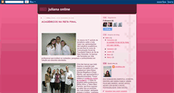 Desktop Screenshot of julianaonlineum.blogspot.com